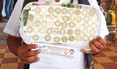 திருப்பூர் மாவட்ட பகுதிகளிலுள்ள இடங்களில் 10 ரூபாய் காயின்களை வாங்காதது தொடர்பாக திருப்பூர் ஆட்சியரிடம் மனு!!!