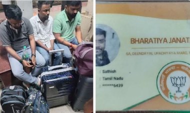 பாஜக வேட்பாளர் பணியாளர்களால் கொண்டு செல்லப்பட்ட பணம்