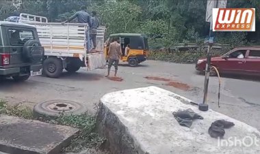 குன்னூர் உதகை தேசிய நெடுஞ்சாலை போக்குவரத்து பாதுகாப்பை கருத்தில் கொண்டு தேசிய சாலை பணி நடைபெருகிறது