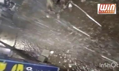 சூலூரில் சாலை ஓரங்களில் தற்போது அனைத்து வணிக கடைகளின் முன்பு தண்ணீர்!!!